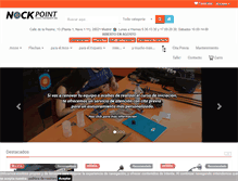 Tablet Screenshot of nockpoint.es